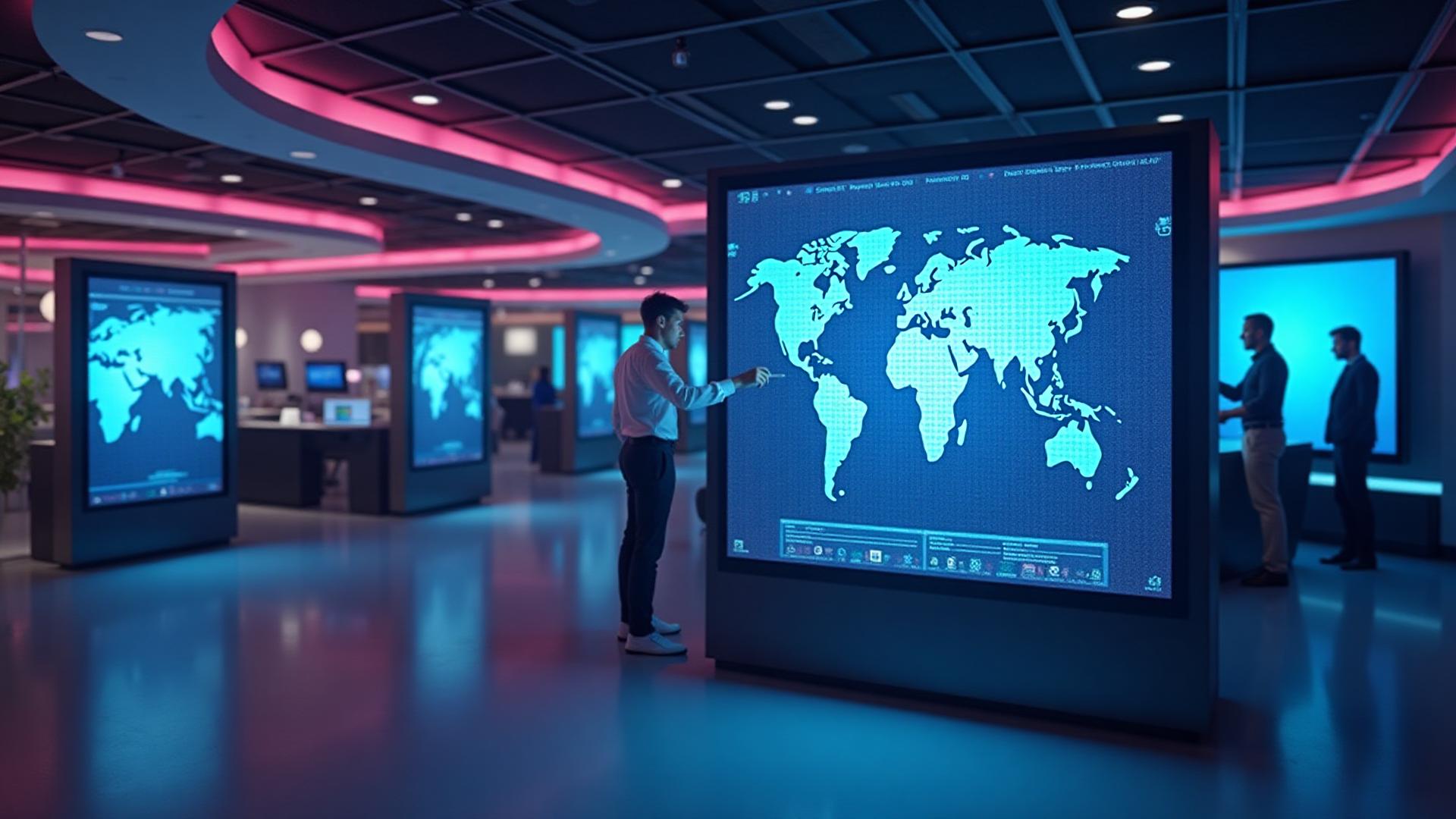Écrans interactifs et moniteurs commerciaux Digital Play - VISUALL Group