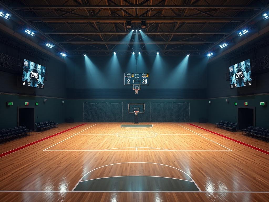 Handball avec écrans LED