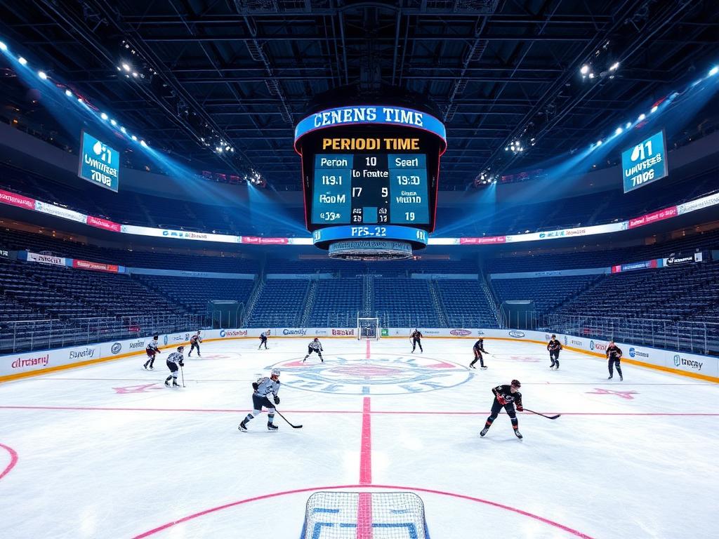 Hockey avec écrans LED