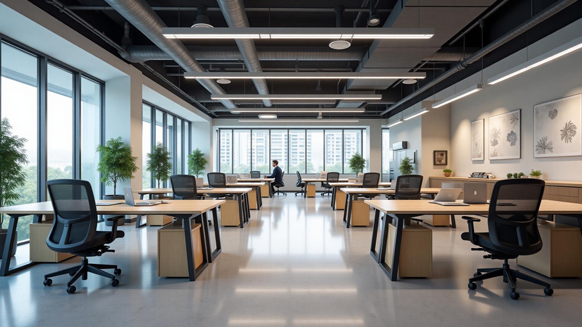 Bureaux modernes du siège VISUALL Group - Expert solutions audiovisuelles