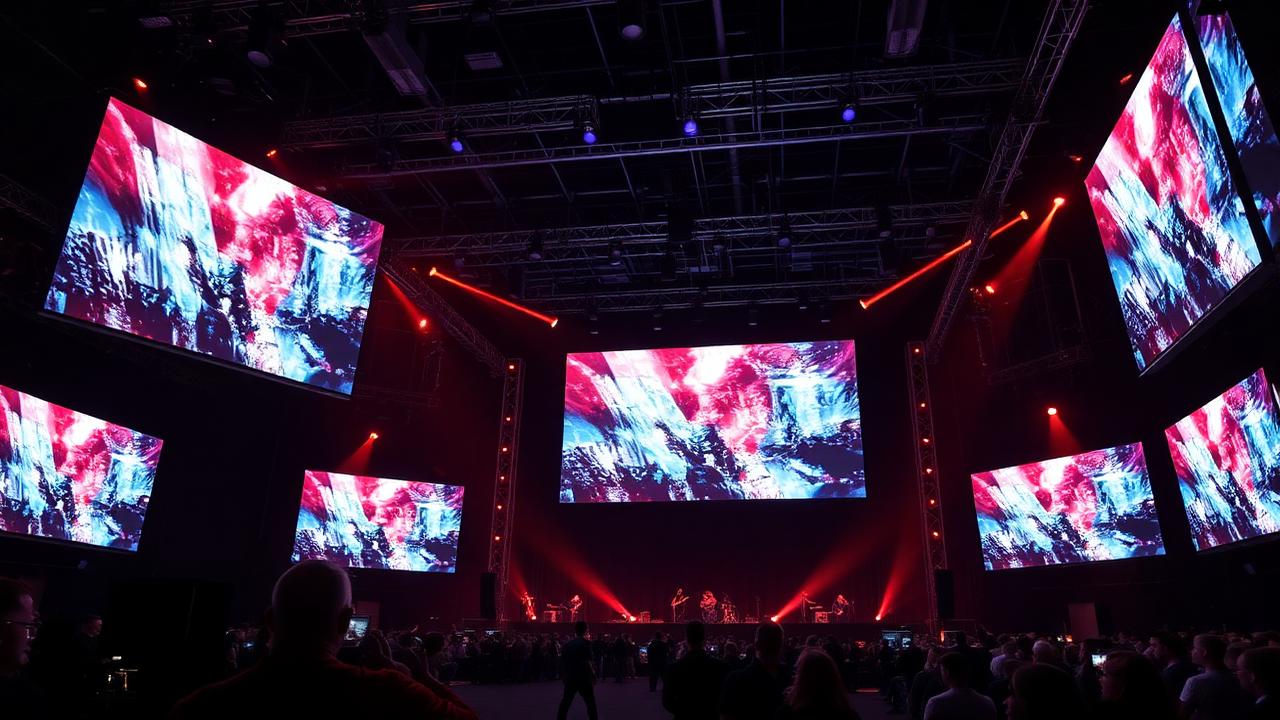 Installation écran LED Pixelight pour événementiel